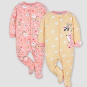 Gerber Floral Sleep 'N Plays: Adorable Set for Your Baby‎ Girl